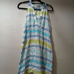 Striped Sleeveless Dress